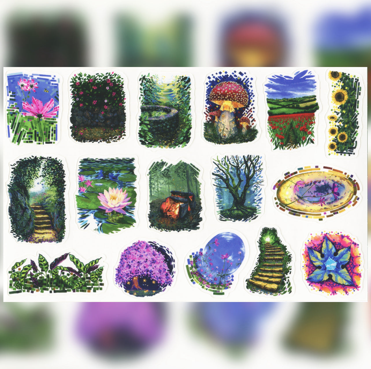 “Nature” Sticker Sheet