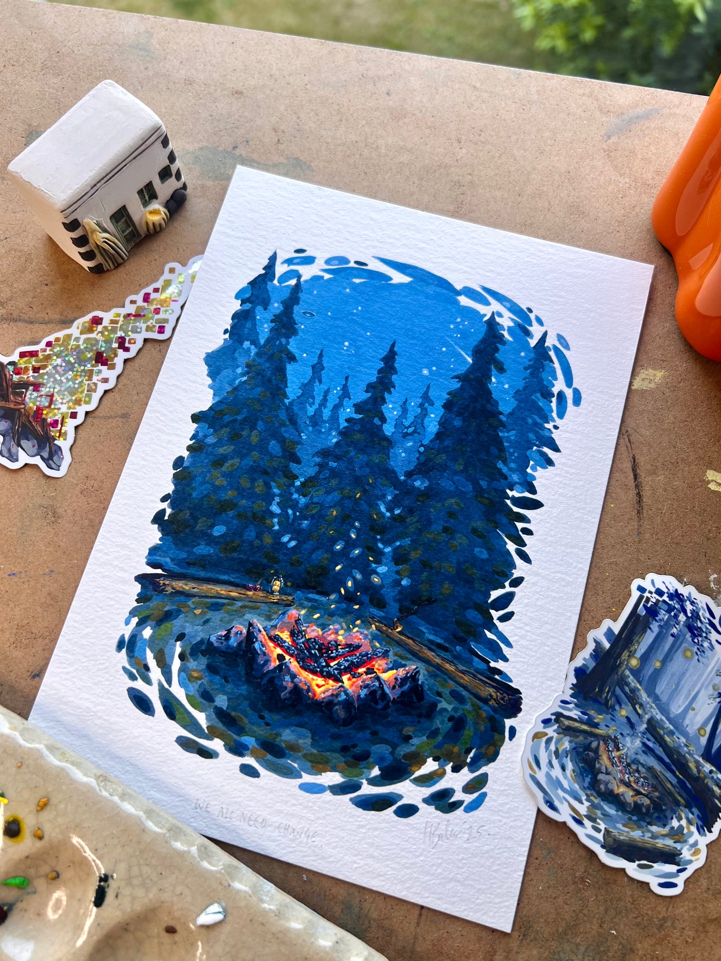 “We All Need Change" (2025) Print