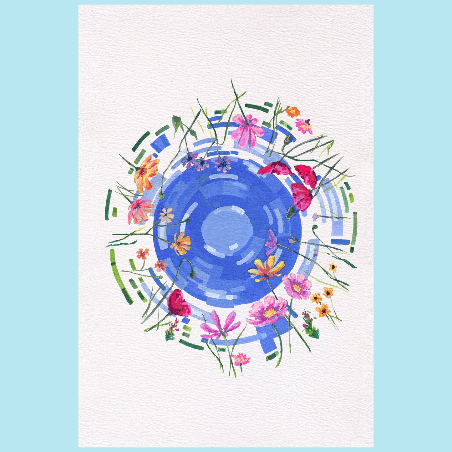 “Garden Inside Your Eyes" (2021) Print