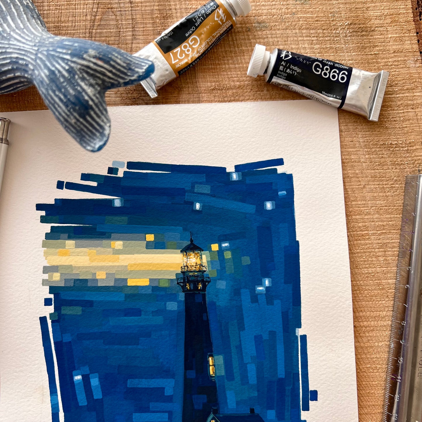 “Home Is Where The Heart Is” - (2024) - Gouache Original