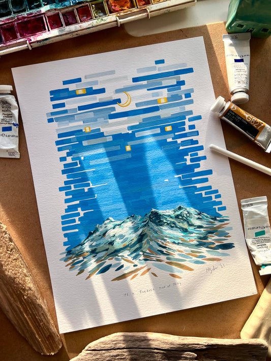 “It's a forever kind of thing" (2021) Original Painting