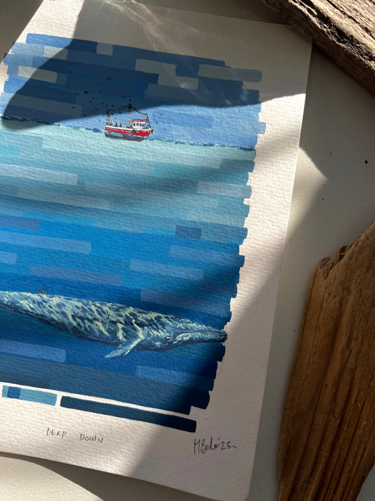 Deep Down (2025) - Original Painting