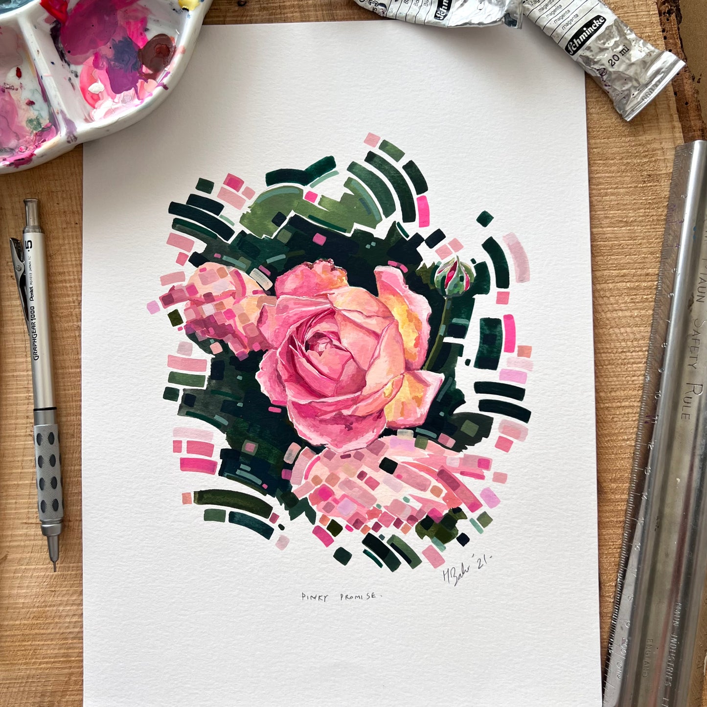 “Pinky Promise” - (2021) - Gouache Original