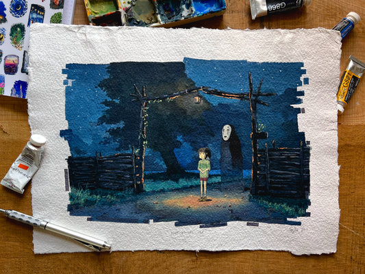 “Don’t Forget Me” (2023) Gouache Original