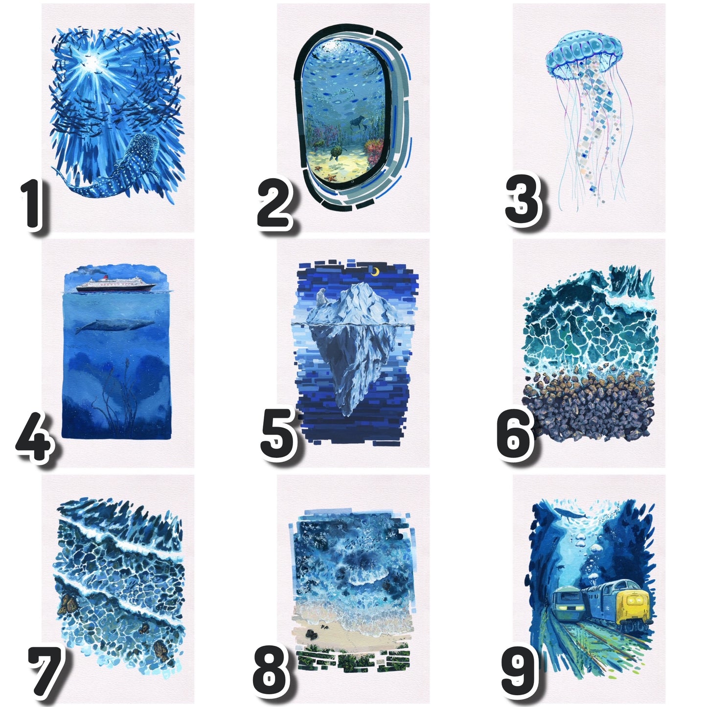 Ocean Inspired Prints