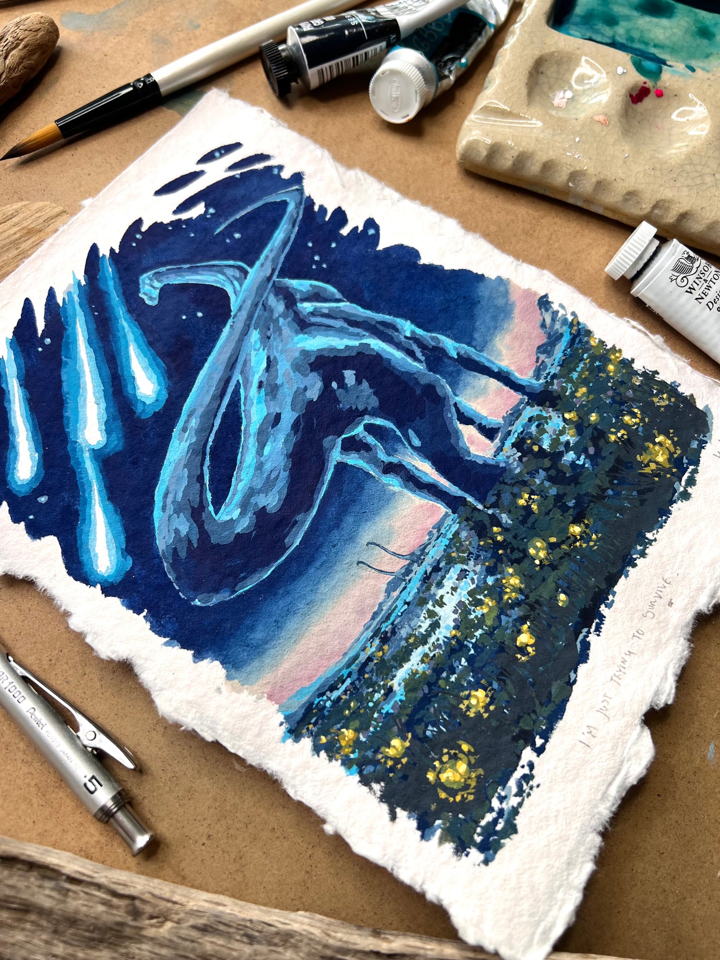 “I'm just trying to survive" (2025) Original Painting