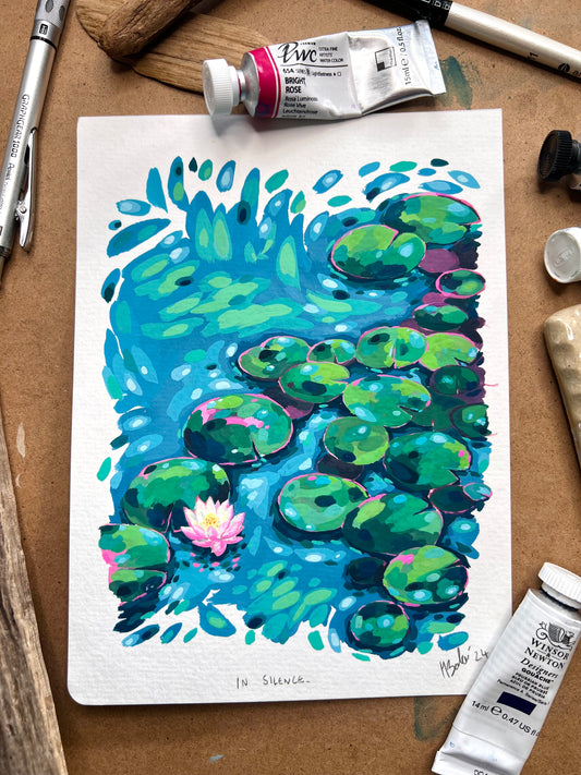 “In Silence" (2024) Original Painting