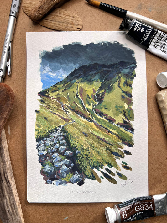 “Into The Unknown" (2024) Original Painting