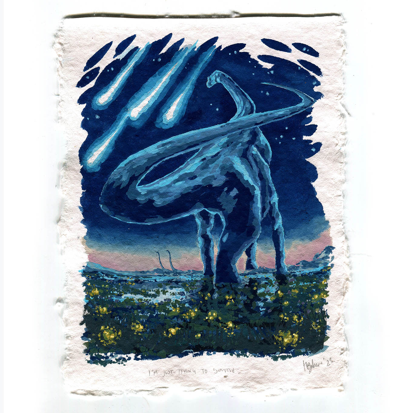 “I'm just trying to survive" (2025) Original Painting